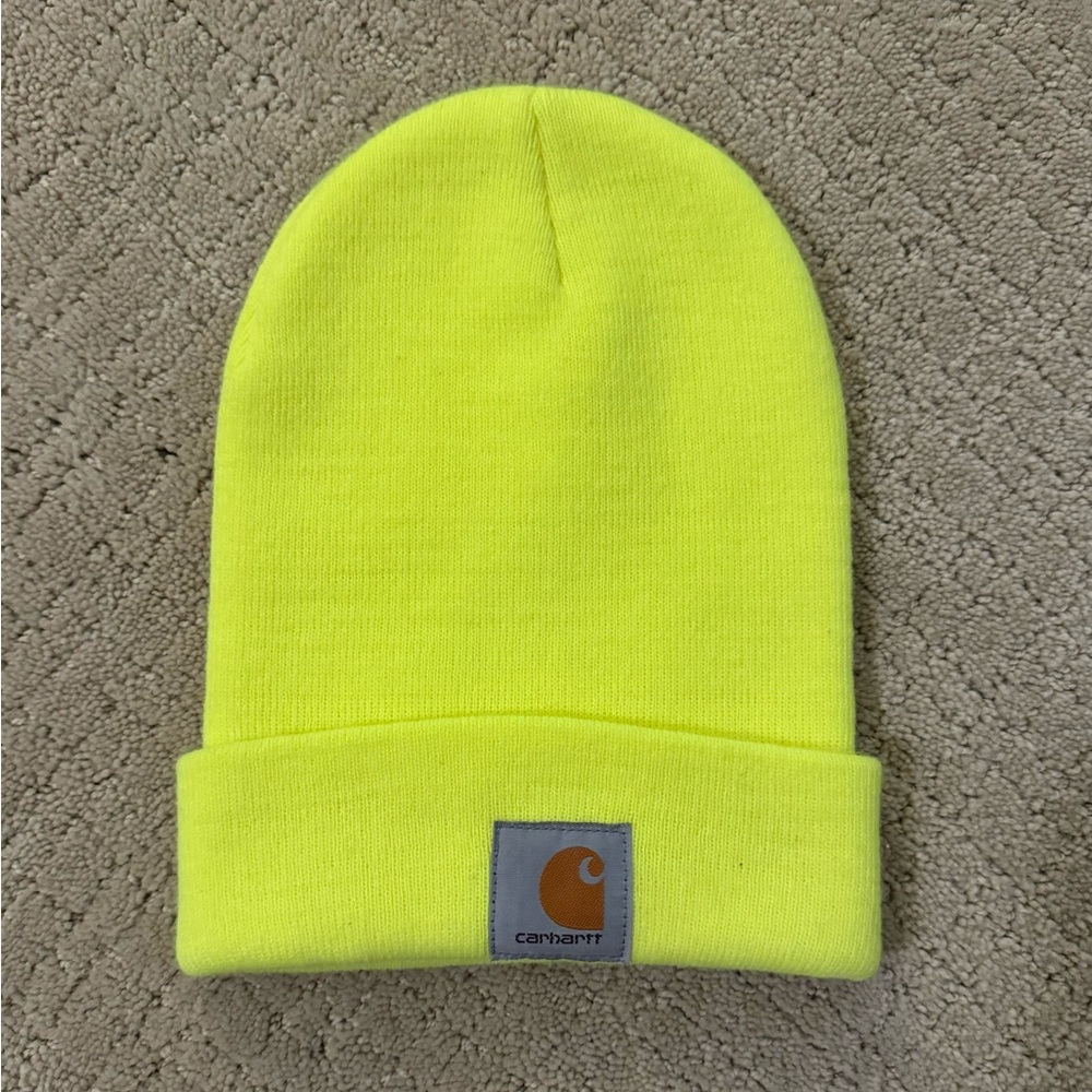 NEON CARHARTT BEANIE